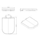 Ver imagem 2 de Assento Original Termofixo Softclose Prime Incepa Preto/Matte Black