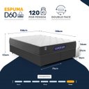 Ver imagem 3 de Cama Box com Colchão Gazin de Espuma D28 Double Face Force Up Queen 158cm