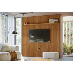 Painel Piso-teto New Guaporé para Tv de até 75 Polegadas - Cumaru - Madetec - 4