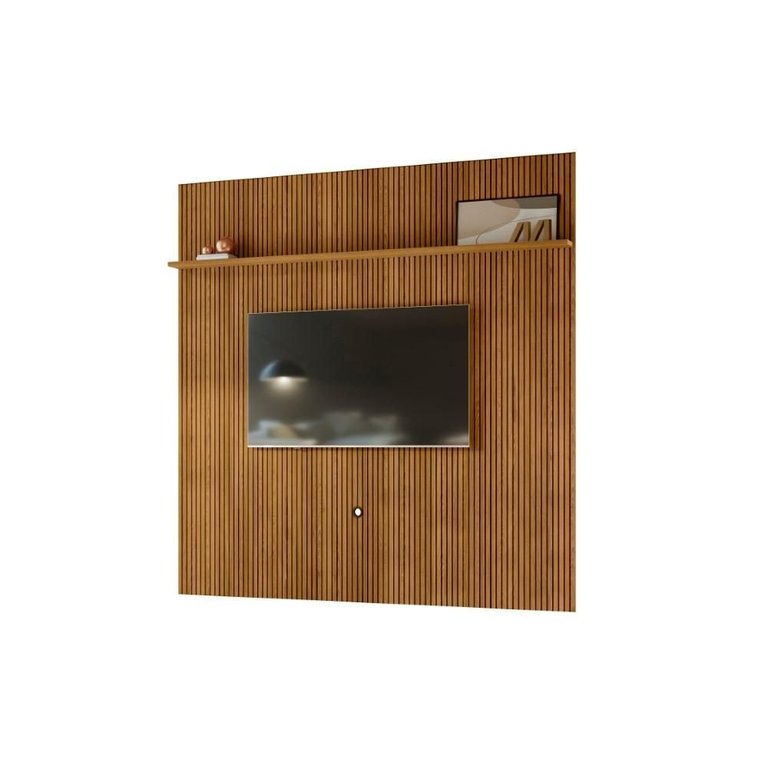 Painel Piso-teto New Guaporé para Tv de até 75 Polegadas - Cumaru - Madetec Painel Piso-teto New Guaporé para Tv de até 75 Polegadas - Cumaru - Madetec