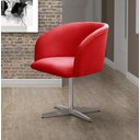 Ver imagem 1 de Poltrona Atenas Base Giratória de Alumínio Sala de Estar