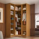 Ver imagem 4 de Guarda-roupa de Canto Obliquo Reflecta 3 Portas Mdf Altezza