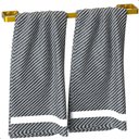 Ver imagem 3 de Porta Toalha de Banho para Banheiro Dourado Plus