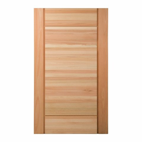 Folha de Porta Maciça em Eucalipto Acabamento Natural 210x100cm PM95 Clean Cruzeiro Portas