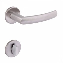 Fechadura Banheiro Brava 5086593/55 - Inox Escovado Arouca - 1