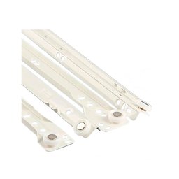 Kit Promocional C/ 2 Corrediças Metálicas Bigfer 500 Mm Epóxi Branca + 16 Pf Mad C.Ch. 4,0 X 12 - 2