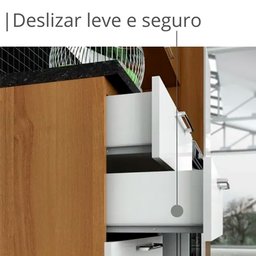 Kit Promocional C/ 2 Corrediças Metálicas Bigfer 500 Mm Epóxi Branca + 16 Pf Mad C.Ch. 4,0 X 12 - 3