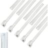 Kit Promocional C/ 2 Corrediças Metálicas Bigfer 500 Mm Epóxi Branca + 16 Pf Mad C.Ch. 4,0 X 12 - 10