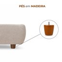 Ver imagem 4 de Cama Japonesa com Cabeceira Louvre Seo Casal Courino Caramelo | Linho Bege - Sallar Home
