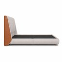 Ver imagem 7 de Cama Japonesa com Cabeceira Louvre Seo Casal Courino Caramelo | Linho Bege - Sallar Home