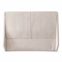Ver imagem 6 de Cama Japonesa com Cabeceira Louvre Seo Casal Courino Caramelo | Linho Bege - Sallar Home