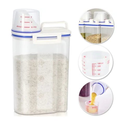 Pote Hermético Multiuso com Dosador - 1,5kg