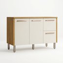 Ver imagem 4 de Balcão Dafne 2 Portas 2 Gavetões 100% MDF para Pia 120cm