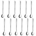 Ver imagem 1 de Colher Para Mexer Suco 12 Peças Moniz Conjunto De Colheres 18cm De Aço Inox Simonaggio