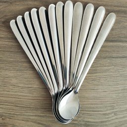 Colher Para Mexer Suco 12 Peças Moniz Conjunto De Colheres 18cm De Aço Inox Simonaggio - 4