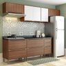 Armário de Cozinha Completo 6pc 2,60m Calábria 5456 Multimóveis - 6