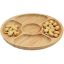Ver imagem 5 de Petisqueira 5 Divisórias Grande Bambu 30x2cm Mimo Style Marrom