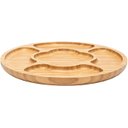 Ver imagem 2 de Petisqueira 5 Divisórias Grande Bambu 30x2cm Mimo Style Marrom