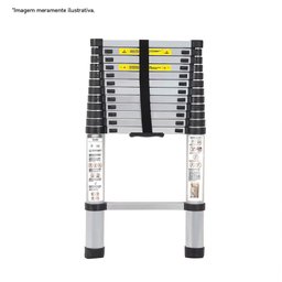 Escada Telescópica Aluminio Fortt 3.8m 13 Degraus Eta01 3.8m - 2