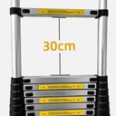 Ver imagem 6 de Escada Telescópica Aluminio Fortt 3.8m 13 Degraus Eta01 3.8m
