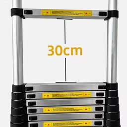 Escada Telescópica Aluminio Fortt 3.8m 13 Degraus Eta01 3.8m - 6