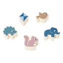 Ver imagem 2 de Casinha de Encaixar Animais Buba Madeira