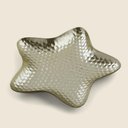 Ver imagem 1 de Prato Decorativo Star Gold Metal 19x18cm - a\Casa Prato Decorativo Star Gold Metal 19x18cm - a\Casa