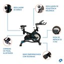 Ver imagem 5 de Bicicleta Spinning Pro com Freio Mecânico Suporta até 120kg Acte Sports E17 Azul