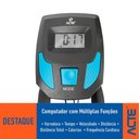 Ver imagem 2 de Bicicleta Spinning Pro com Freio Mecânico Suporta até 120kg Acte Sports E17 Azul