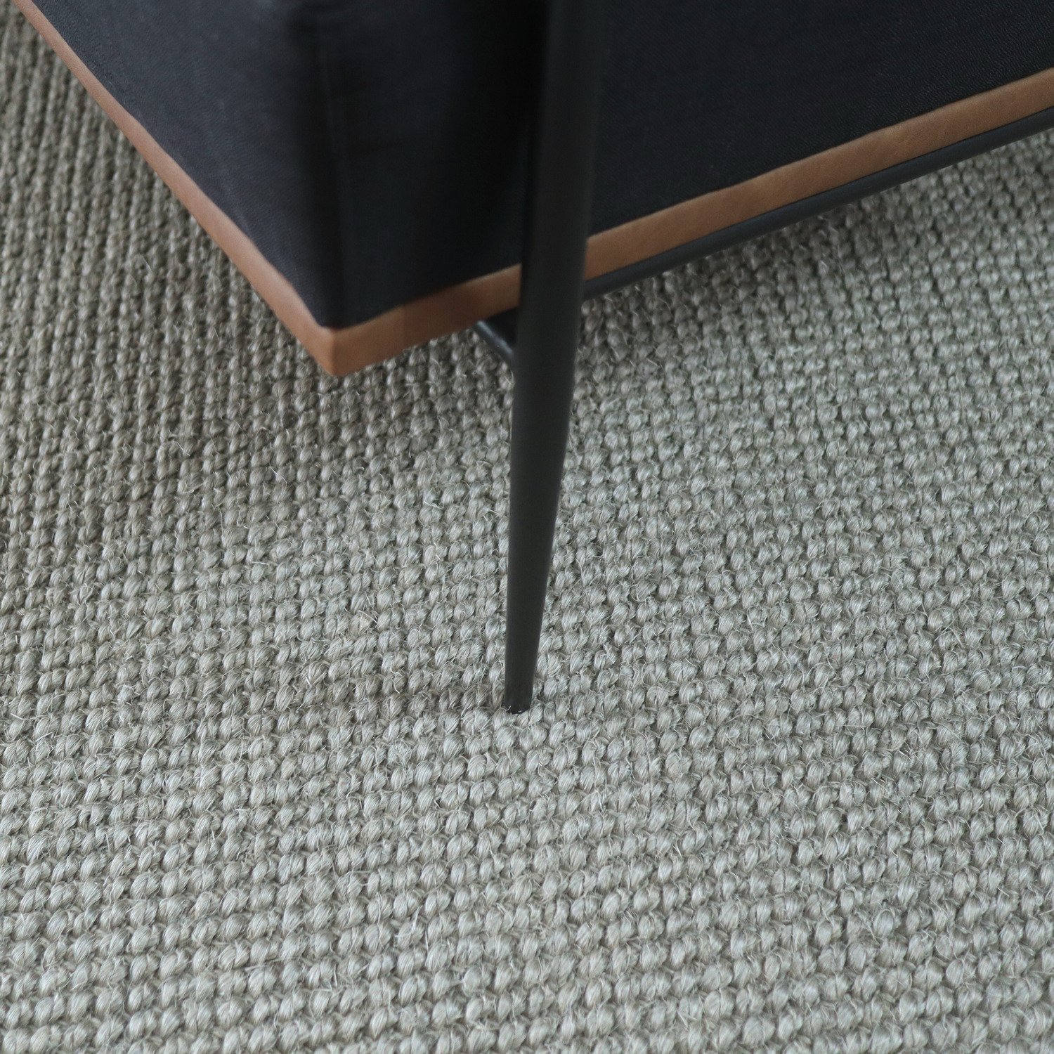 Tapete de Sisal Original Soft Circular Cinza 2,50 - 6