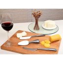 Ver imagem 2 de CONJUNTO 3 FACAS BUGATTI GLAMOUR PARA QUEIJO SILVER GLSL021F363