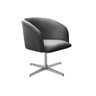 Poltrona Atenas Base Giratória de Alumínio Sala de Estar - 2