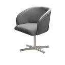 Ver imagem 2 de Poltrona Atenas Base Giratória de Alumínio Sala de Estar