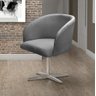 Poltrona Atenas Base Giratória de Alumínio Sala de Estar - 1