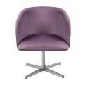 Ver imagem 2 de Poltrona Atenas Base Giratória de Alumínio Sala de Estar