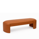 Ver imagem 3 de Recamier Puff Decorativo Fly 110cm Cama Casal Estofados:marrom Courino Sintético