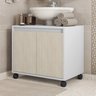 Gabinete Armário para Banheiro Rodízios Clean - 1