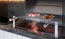 Ver imagem 1 de Grelha Uruguaia Barra Redonda Inox Reta Chapa Auxiliar 80x40