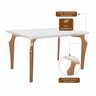 Conjunto Sala de Jantar Mesa Marialice Tampo Vidro/mdf com 4 Cadeiras Mônaco Espresso Móveis - 5