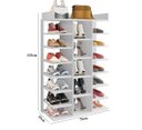 Ver imagem 3 de Sapateira Vertical 20 Pares 100% MDF Ferrary Branco