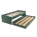 Ver imagem 5 de Cama Solteiro Bicama cm-20 Madeira- Pinus Verde/Oliva