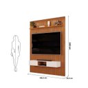 Ver imagem 6 de Painel com Bancada para Tv até 65 Polegadas Ripado Dj Móveis Trento 183