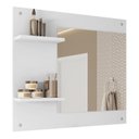 Ver imagem 2 de Painel Espelho Multifuncional Banheiro Towel Branco