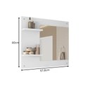 Ver imagem 3 de Painel Espelho Multifuncional Banheiro Towel Branco