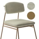 Ver imagem 4 de Cadeira Sala de Jantar Encosto e Assentos Estofados Linho Jaraguá