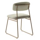 Ver imagem 2 de Cadeira Sala de Jantar Encosto e Assentos Estofados Linho Jaraguá