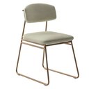 Ver imagem 1 de Cadeira Sala de Jantar Encosto e Assentos Estofados Linho Jaraguá