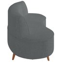 Ver imagem 6 de Sofá Chaise Living 2 Lugares 160cm para Sala Istambul K01 Bouclê Cinza - Lyam Decor