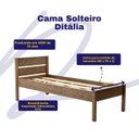 Ver imagem 5 de Cama de Solteiro 86,9cm x 87,5cm x 201,5cm Marrom/Diamond