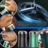 Mini Barbeador Elétrico Profissional Recarregável Rotativo Viagem Carregamento via USB - Preto - 4